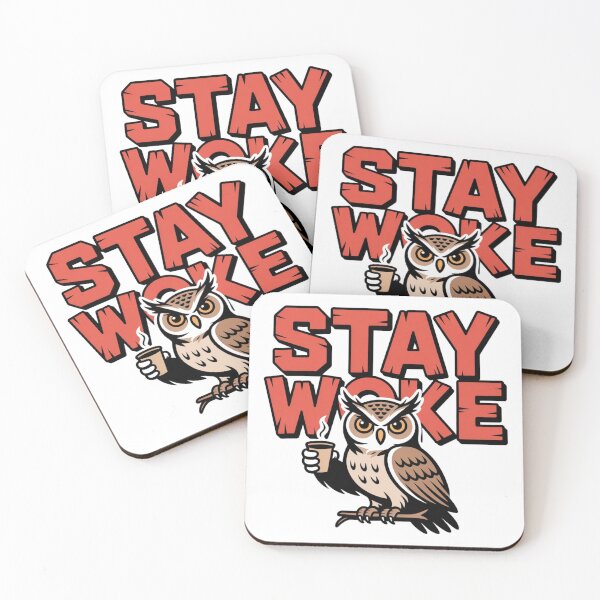 Item preview, Stay Woke Owl Graphic designed and sold by Anantha's Studio.