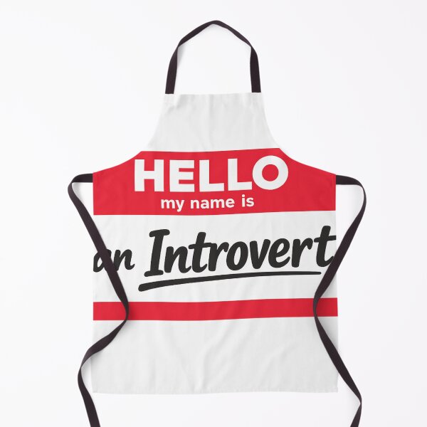 Item preview, Hello I Am An Introvert Name Tag designed and sold by Art by Debasish.