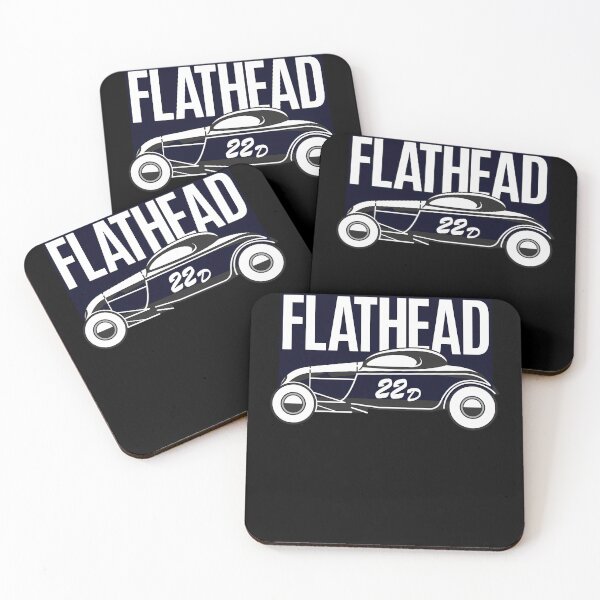 Item preview, Bonneville Flathead Coupe racer - classic black print  designed and sold by ACSKU.