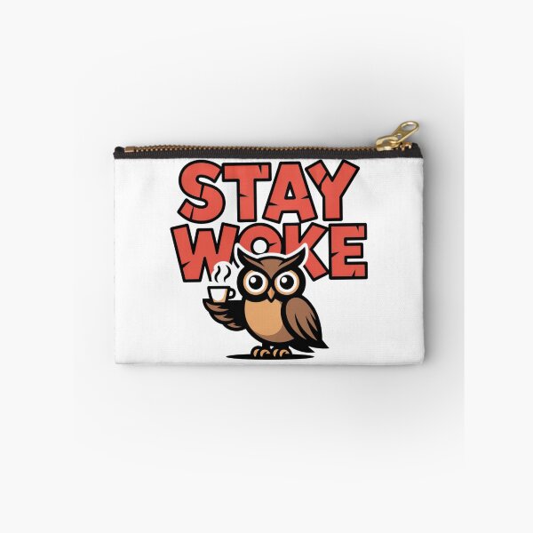 Item preview, Coffee Fueled Stay Woke Owl designed and sold by Anantha's Studio.
