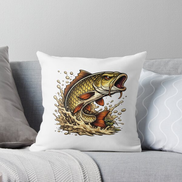 Item preview, Carp jumps out of the water designed and sold by PeterPunkt.