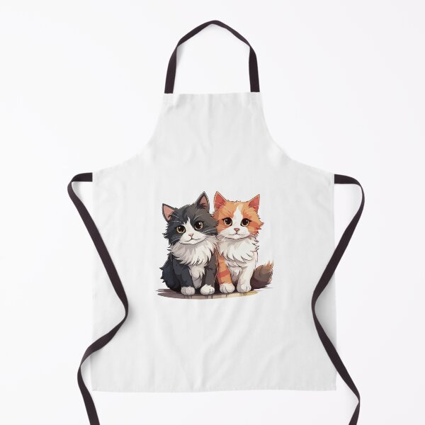 Item preview, Black & White Tuxedo and Orange Tabby fluffy Kittens designed and sold by Pani Kara.
