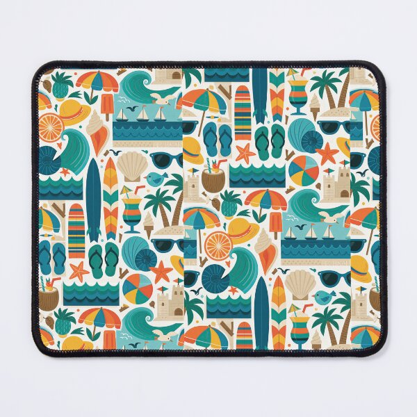 Item preview, Summer Cocktails and Beach Balls Doodle Art designed and sold by Piotrek0001.