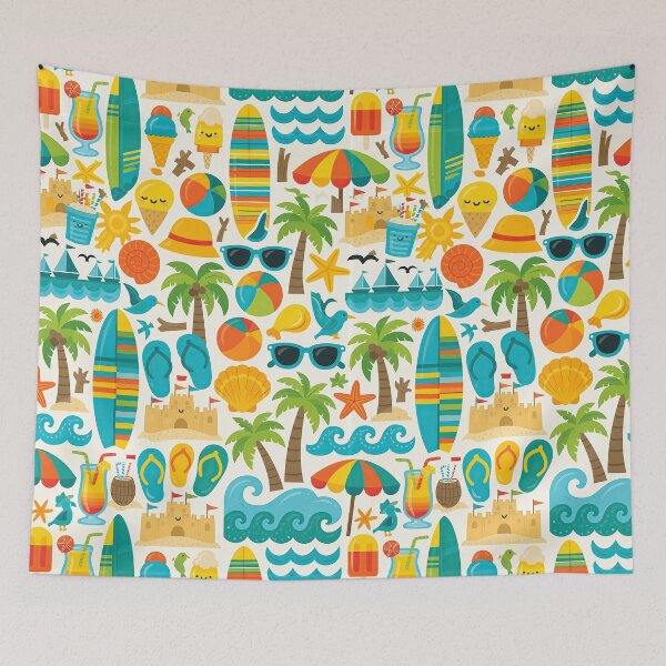 Item preview, Palm Trees and Sunglasses Summer Vibe Texture designed and sold by Piotrek0001.