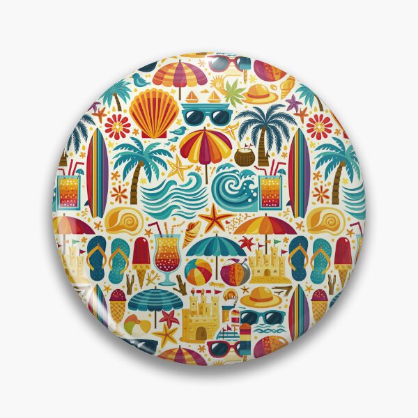 Item preview, Tropical Surf Culture Seamless Print designed and sold by Piotrek0001.