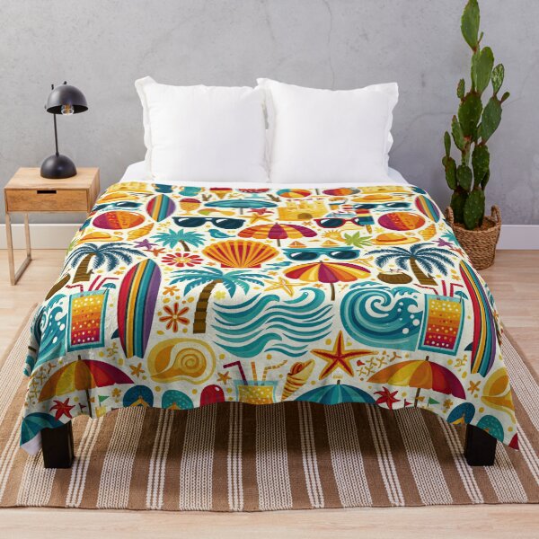 Item preview, Tropical Surf Culture Seamless Print designed and sold by Piotrek0001.