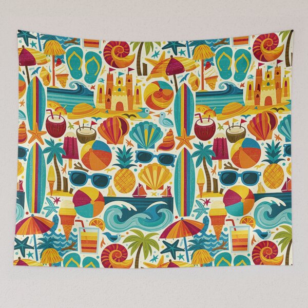 Item preview, Tropical Vacation Surf and Sun Graphic designed and sold by Piotrek0001.