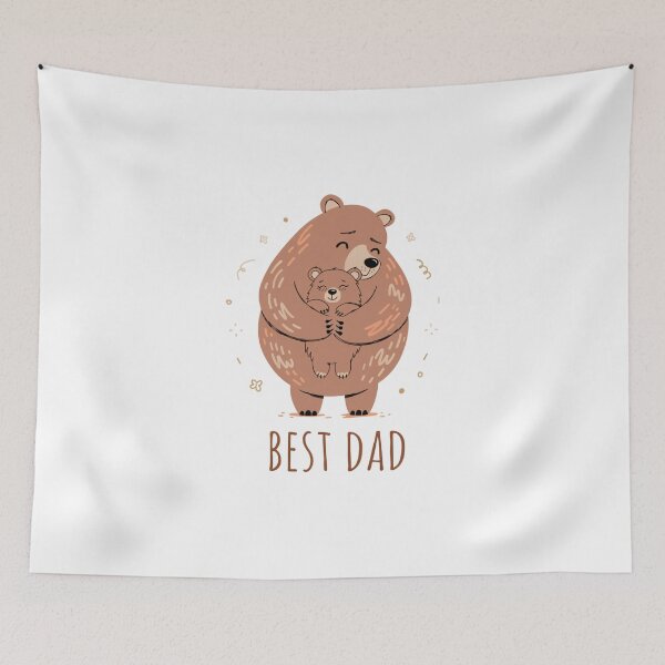 Item preview, Best Dad Bear Hug designed and sold by Stellar Geometry.