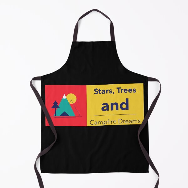 Item preview, Stars Trees and Campfire Dreams - Minimalist Adventure Graphic designed and sold by AbulailArt.