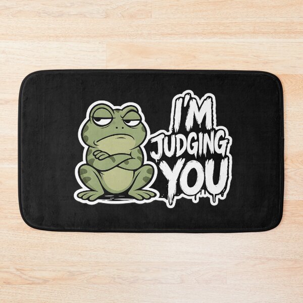 Item preview, I'm Judging You Sarcastic Frog Mood designed and sold by Dream-Fab.