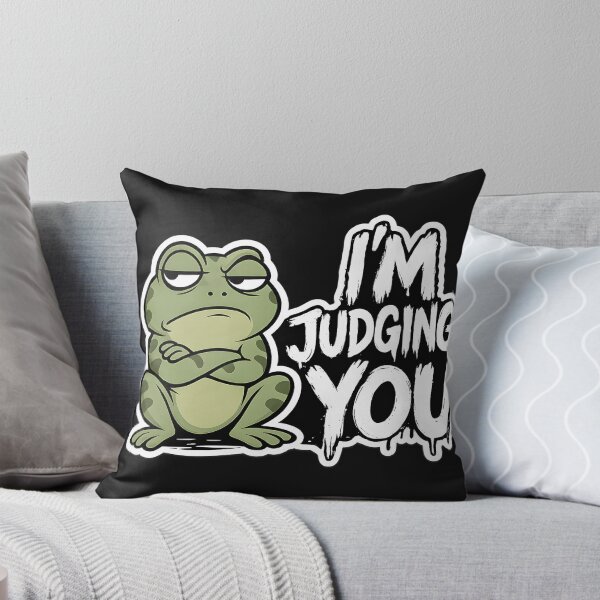 Item preview, I'm Judging You Sarcastic Frog Mood designed and sold by Dream-Fab.