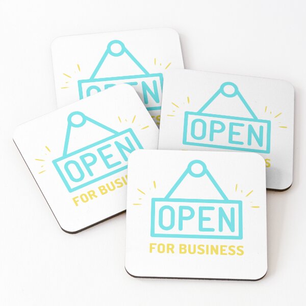 Item preview, OPEN FOR BUSINESS designed and sold by PGAart.