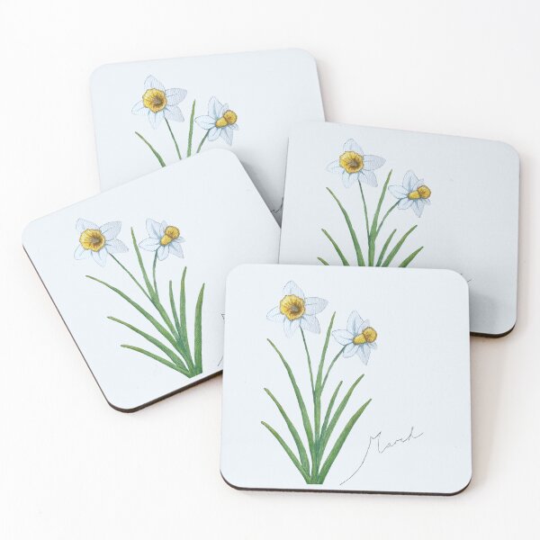 Item preview, Spring - March Watercolor Flower – Daffodil: Rebirth designed and sold by MiniRadiance.
