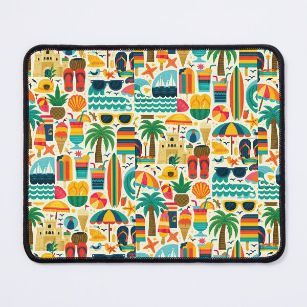 Item preview, Colorful Flip Flops and Surfboards Art designed and sold by Piotrek0001.