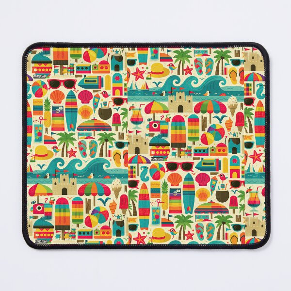 Item preview, Retro Ice Cream and Beach Toys Pattern designed and sold by Piotrek0001.
