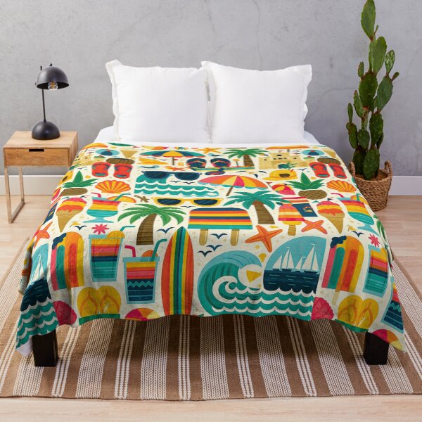 Item preview, Colorful Flip Flops and Surfboards Art designed and sold by Piotrek0001.