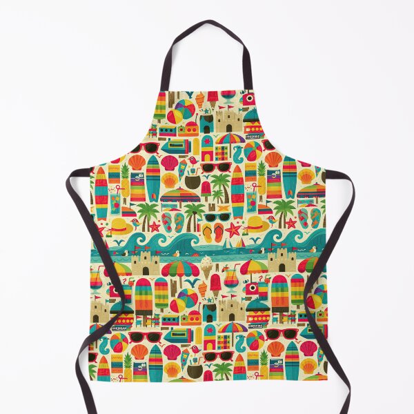 Item preview, Retro Ice Cream and Beach Toys Pattern designed and sold by Piotrek0001.