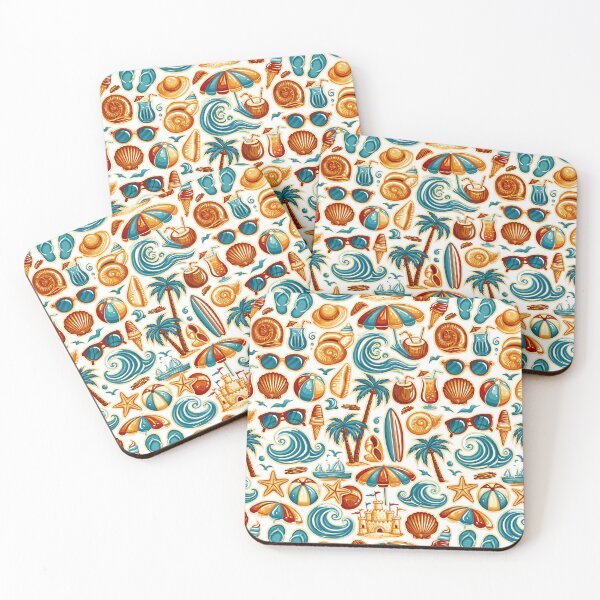 Item preview, Bright Tropical Island Vacation Doodle designed and sold by Piotrek0001.