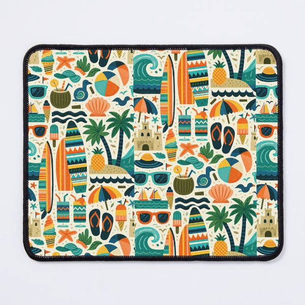 Item preview, Seamless Summer Surf and Sand Aesthetic designed and sold by Piotrek0001.
