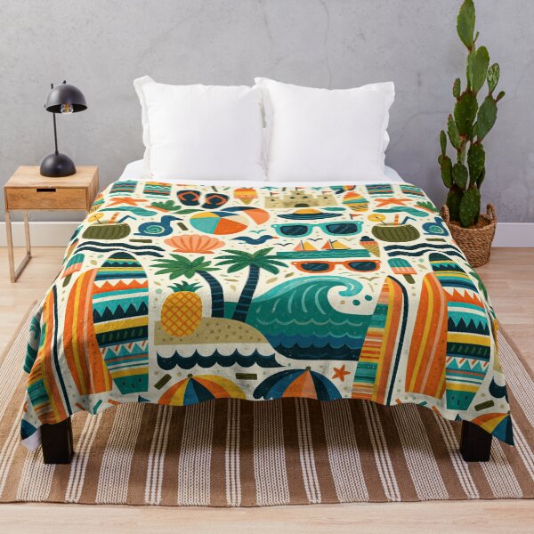 Item preview, Seamless Summer Surf and Sand Aesthetic designed and sold by Piotrek0001.