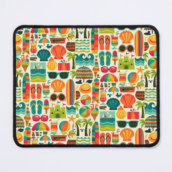 Item preview, Bright Yellow Sun and Beach Accessories designed and sold by Piotrek0001.