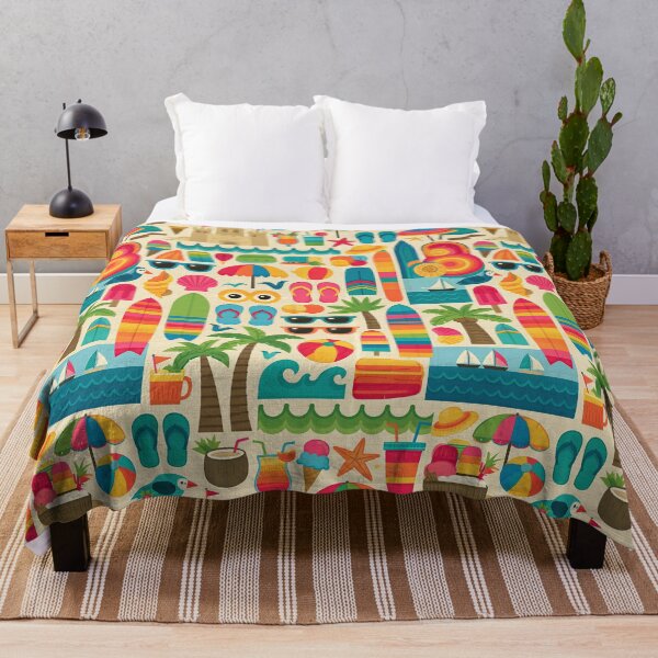 Item preview, Tropical Surf Paradise Mosaic Background designed and sold by Piotrek0001.