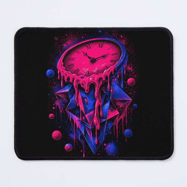 Item preview, Melting Time Warp – Surreal Clock & Crystal Design designed and sold by majesty-prints.