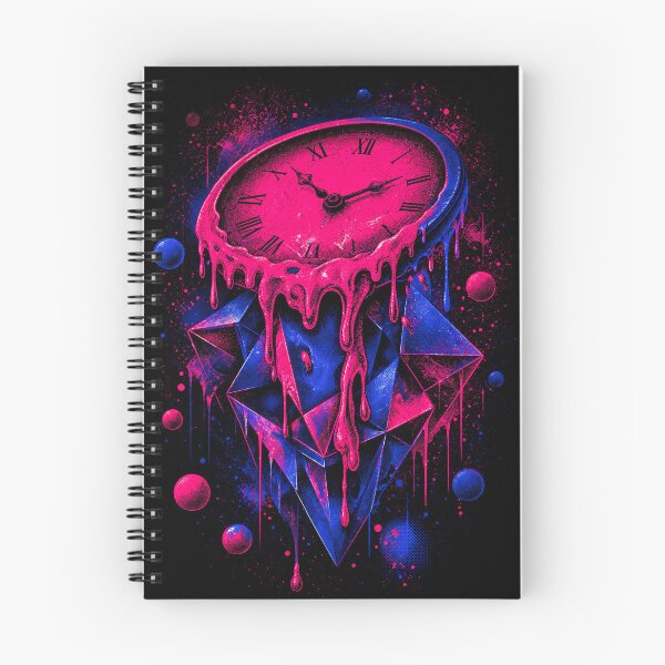 Item preview, Melting Time Warp – Surreal Clock & Crystal Design designed and sold by majesty-prints.
