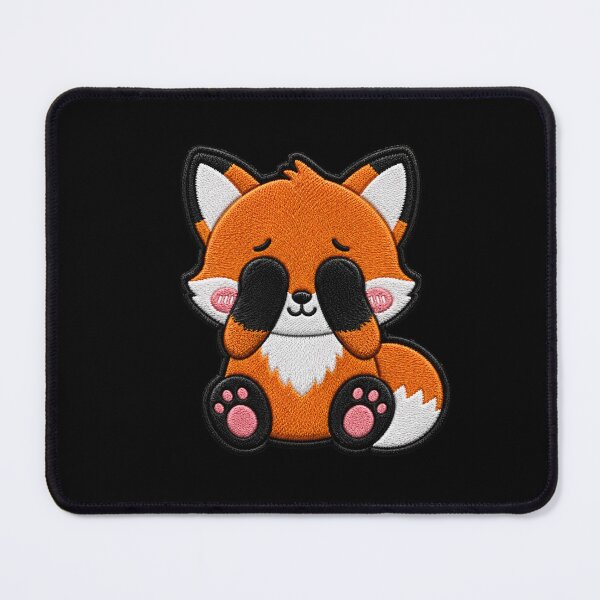 Item preview, Cute Baby Fox Embroidery Patch | Kawaii Chibi Fox designed and sold by ColorSplash123.