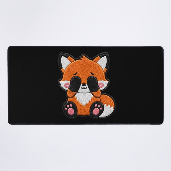 Item preview, Cute Baby Fox Embroidery Patch | Kawaii Chibi Fox designed and sold by ColorSplash123.