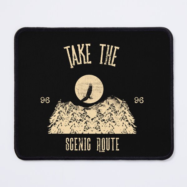 Item preview, Take the Scenic Route Vintage Eagle & Mountain Graphic designed and sold by AbulailArt.