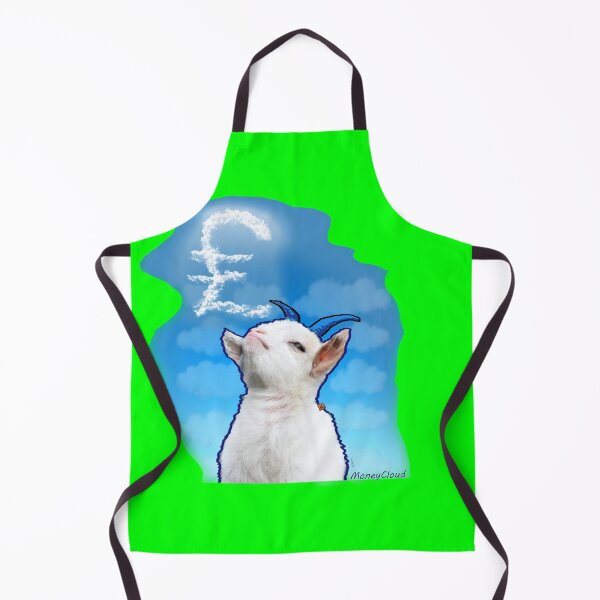 Item preview, The Money Dream Goat (British Pound Symbol Cloud) by ACCI designed and sold by VanyssaGraphics.
