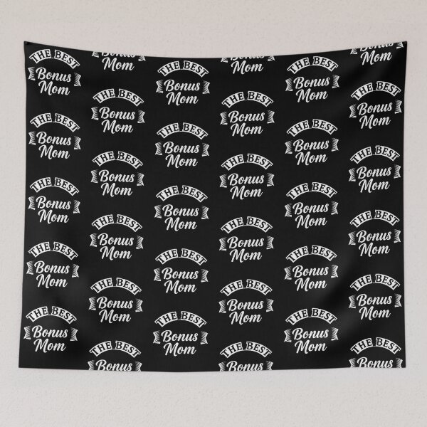 Item preview, The Best Bonus Mom Elegant Typography Graphic Tee designed and sold by artlife4.