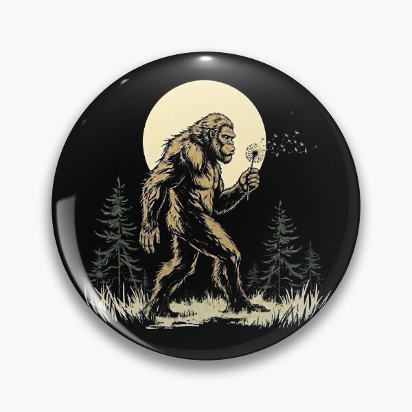 Item preview, Bigfoot Blowing Wishes Moonlight Design designed and sold by LunaMagicStudio.