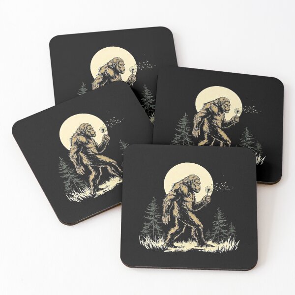 Item preview, Bigfoot Blowing Wishes Moonlight Design designed and sold by LunaMagicStudio.