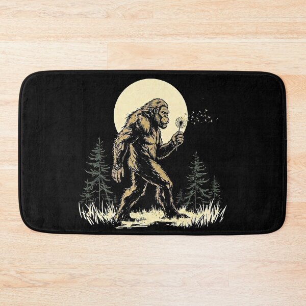 Item preview, Bigfoot Blowing Wishes Moonlight Design designed and sold by LunaMagicStudio.