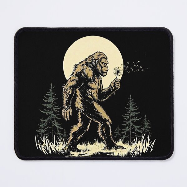 Item preview, Bigfoot Blowing Wishes Moonlight Design designed and sold by LunaMagicStudio.