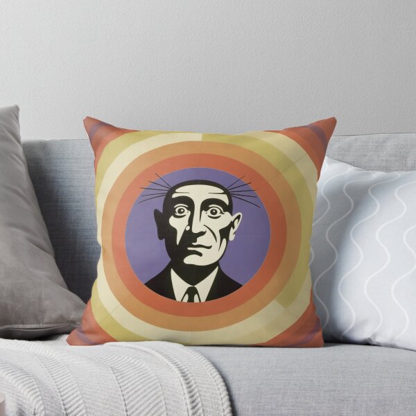 Item preview, Male Portrait in Black and White with Ochre Circles designed and sold by RAISC.