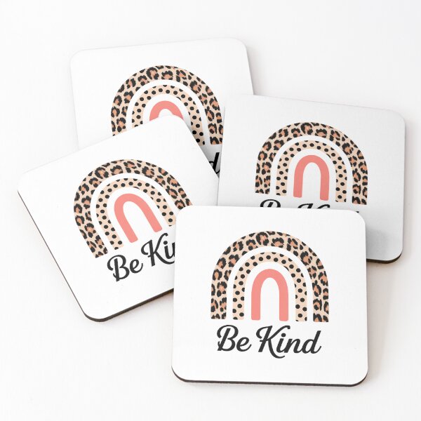 Item preview, Be Kind Leopard Rainbow Kindness Inspirational Girls designed and sold by SapfireStuArt.