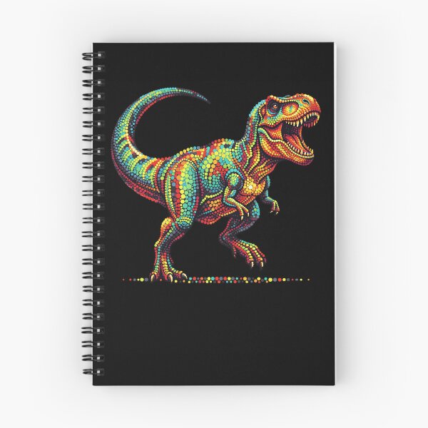 Item preview, Vibrant Dotted Prehistoric Dinosaur Art Mom Dad Boys Girls designed and sold by NADIASHOP86.