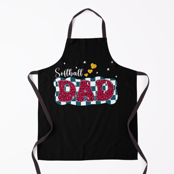 Item preview, Cute Softball Dad Checkerboard Leopard Tee designed and sold by LarryMBrown.