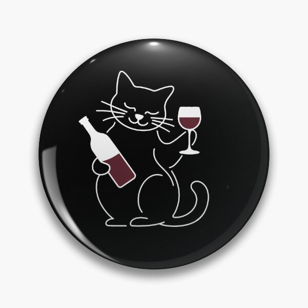 Item preview, Cat and Wine Lover designed and sold by SapfireStuArt.