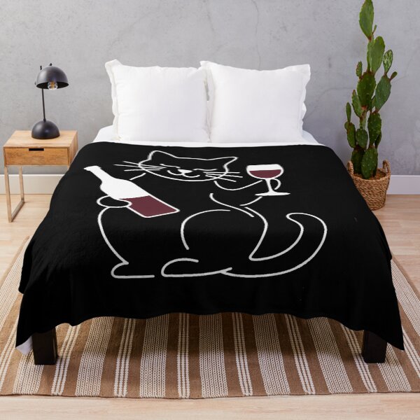 Item preview, Cat and Wine Lover designed and sold by SapfireStuArt.
