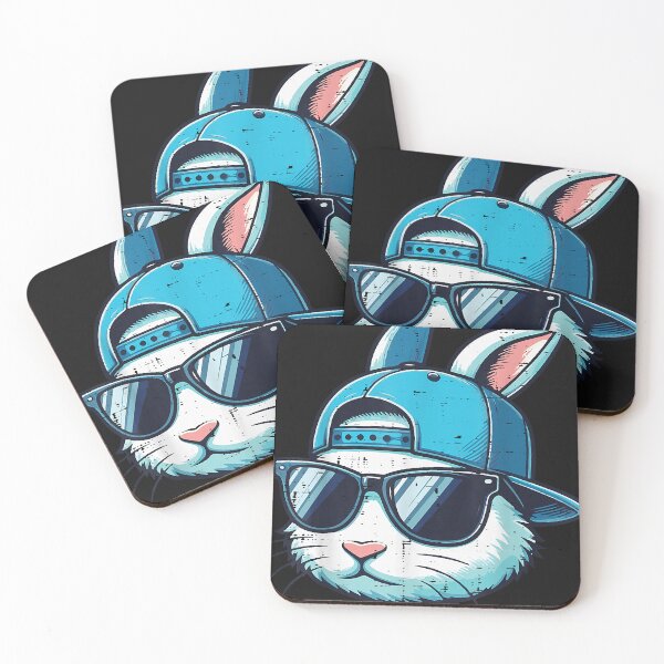 Item preview, Easter Bunny Face Baseball Cap Sunglasses Rabbit Boys Kids T designed and sold by bunngu2020.