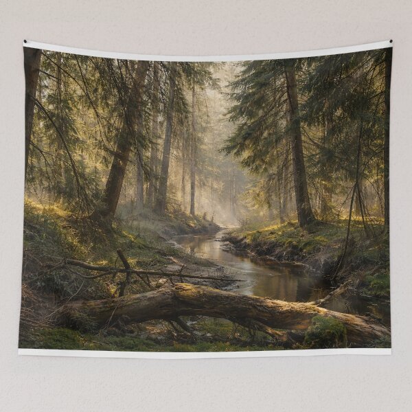 Item preview, It Is Virgin Spring / Tree Nursery Of Bear River In National Park Latvia designed and sold by drozdovs16.