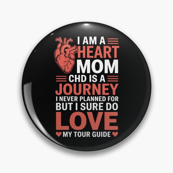 Item preview, Heart Mom CHD Warrior Mother Congenital Heart Disease Mom designed and sold by TrinaEspinoza.