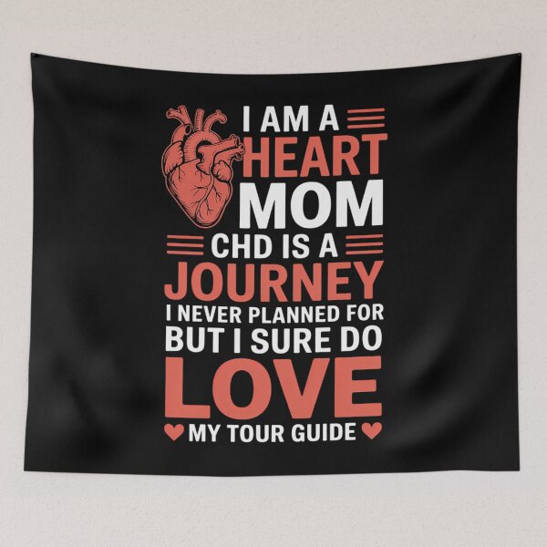 Item preview, Heart Mom CHD Warrior Mother Congenital Heart Disease Mom designed and sold by TrinaEspinoza.