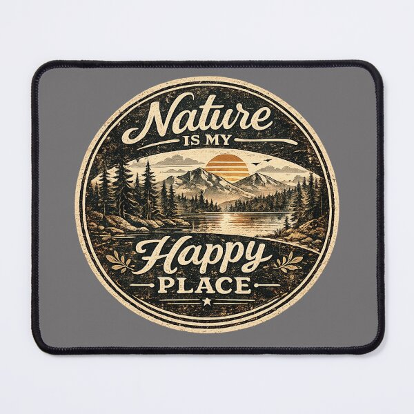 Item preview, Nature id my happy place. designed and sold by Moon Hollow Outfitters.