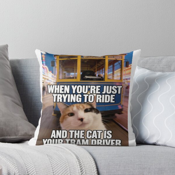 Item preview, Cat Tramcar Driver designed and sold by BoardwalkGypsy.