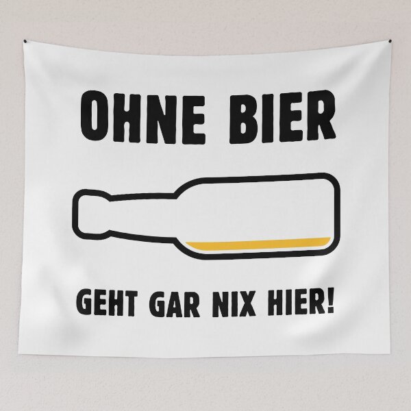 Item preview, Nothing works here without beer! (Beer / Beer drinker / POS 2C) designed and sold by Roderix.